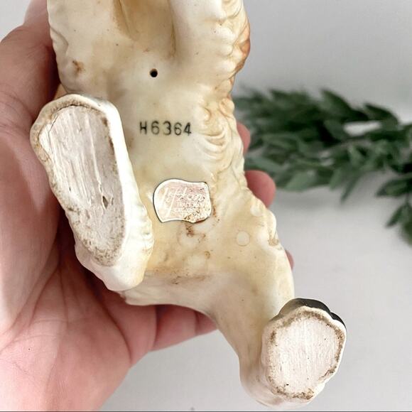 Lefton Vintage Two Tabby Calico Kitten Cat Figurines Japan H6364 Blue Eyes MCM - Picture 6 of 10